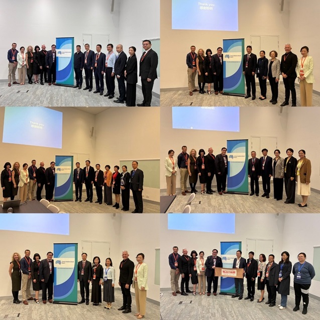 Groups of people at meetings