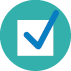 Checked box icon. 